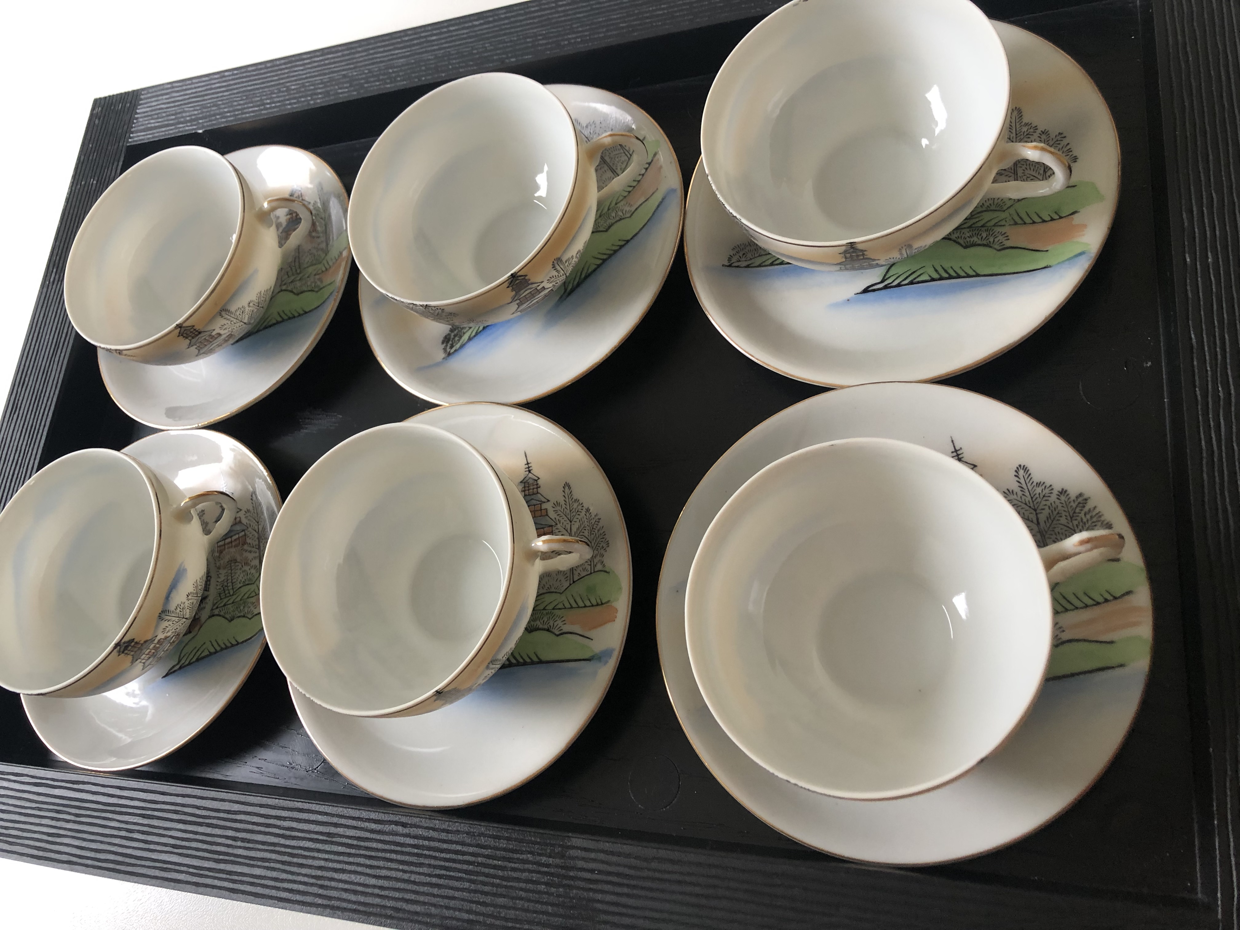 Service � th� - porcelaine et d�cor du Japon 40 Ch�tenoy (45)