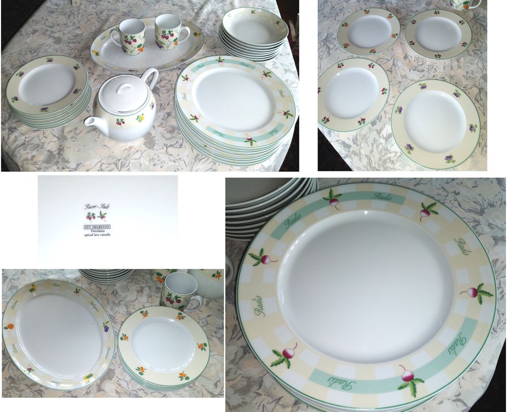 service porcelaine Guy Degrenne 60 Saint-Germain-l�s-Arpajon (91)