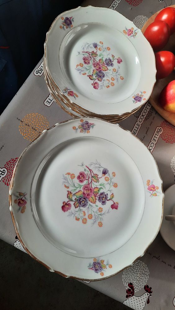 Service en porcelaine 55 Saint-Junien (87)