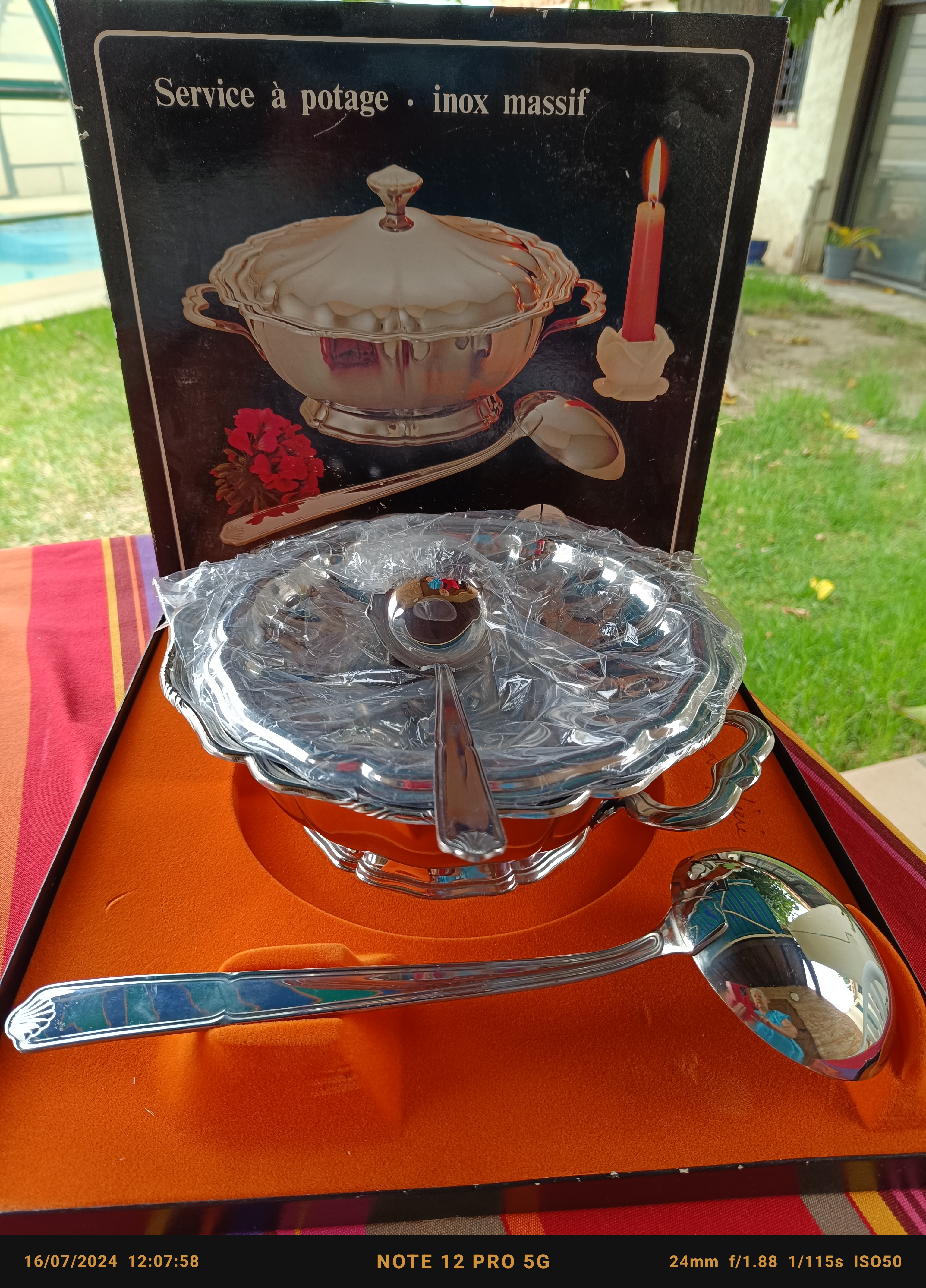 Service � soupe Guy Degrenne inox �tat neuf 15 Pia (66)