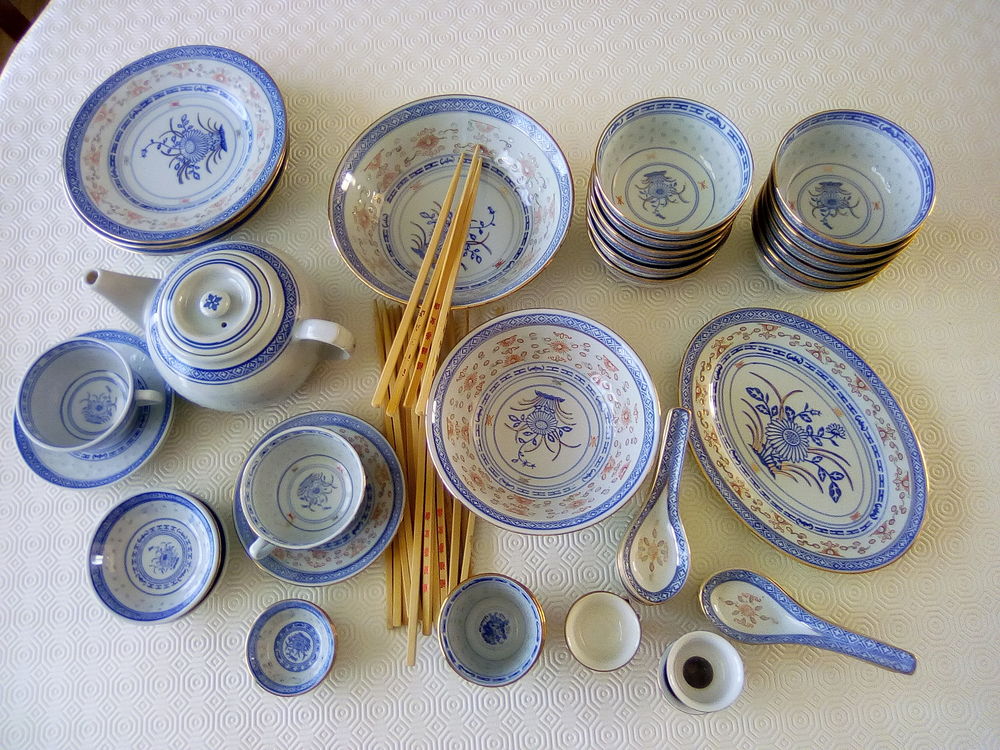 Service de table asiatique 30 Montbrun-Lauragais (31)