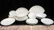 Service de table porcelaine de Limoges Raynaud 43 pièces 150 Saint-Sauveur (05)