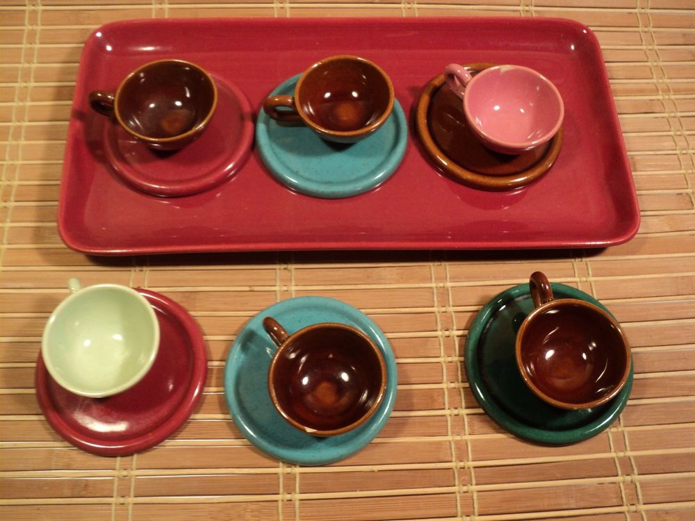 Service 6 Tasses C�ramique K�raluc Quimper 25 Loches (37)