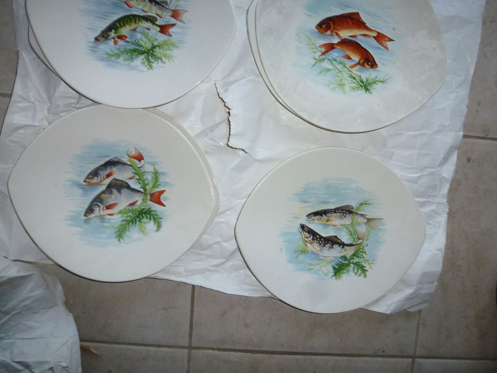 Service a vaisselle poissons 50 Le Cr�s (34)