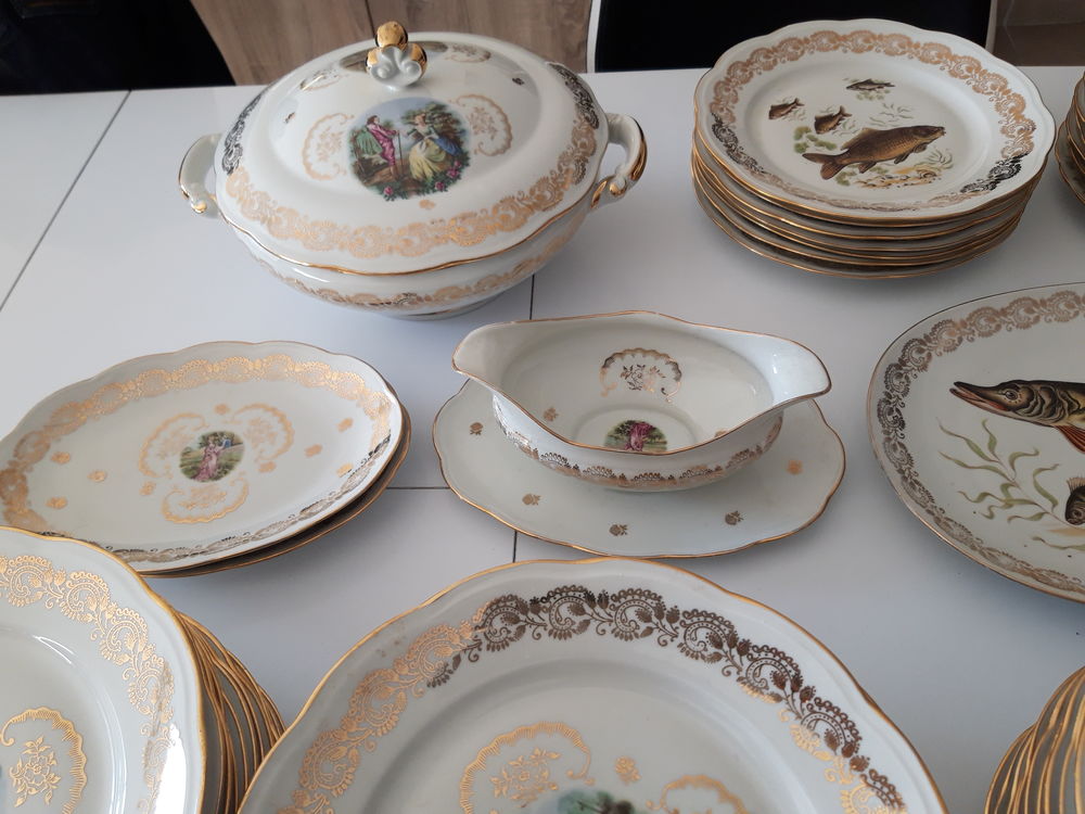 SERVICE VAISSELLE PORCELAINE LIMOGES 250 Saint-Jean-de-la-Ruelle (45)