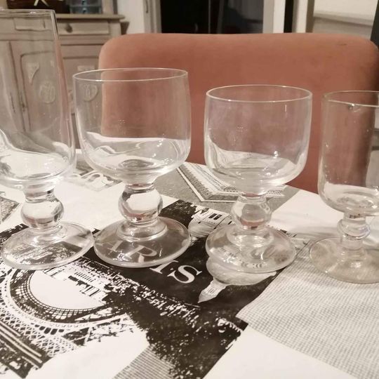 SERVICE DE VERRES INCOMPLET 10 Lanne (65)