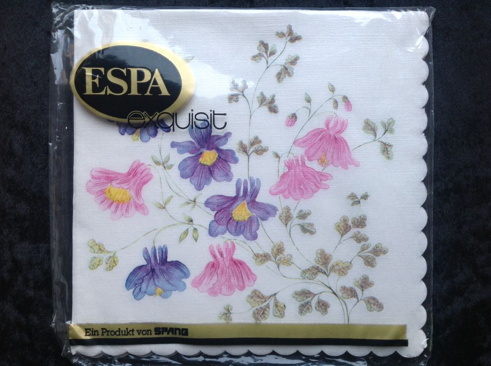 25 SERVIETTES EN PAPIER DE SOIE FIN AUX FLEURS Envoi Possibl 3 Tr�gunc (29)