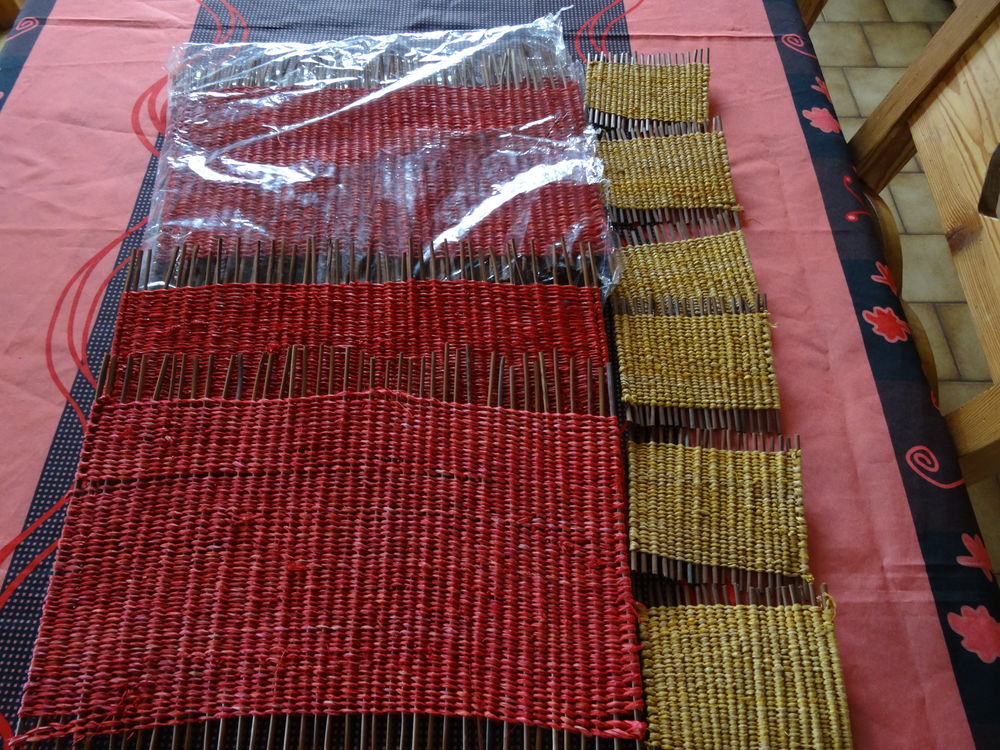 Sets de table et dessous de verre en rotin 6 Merville (59)