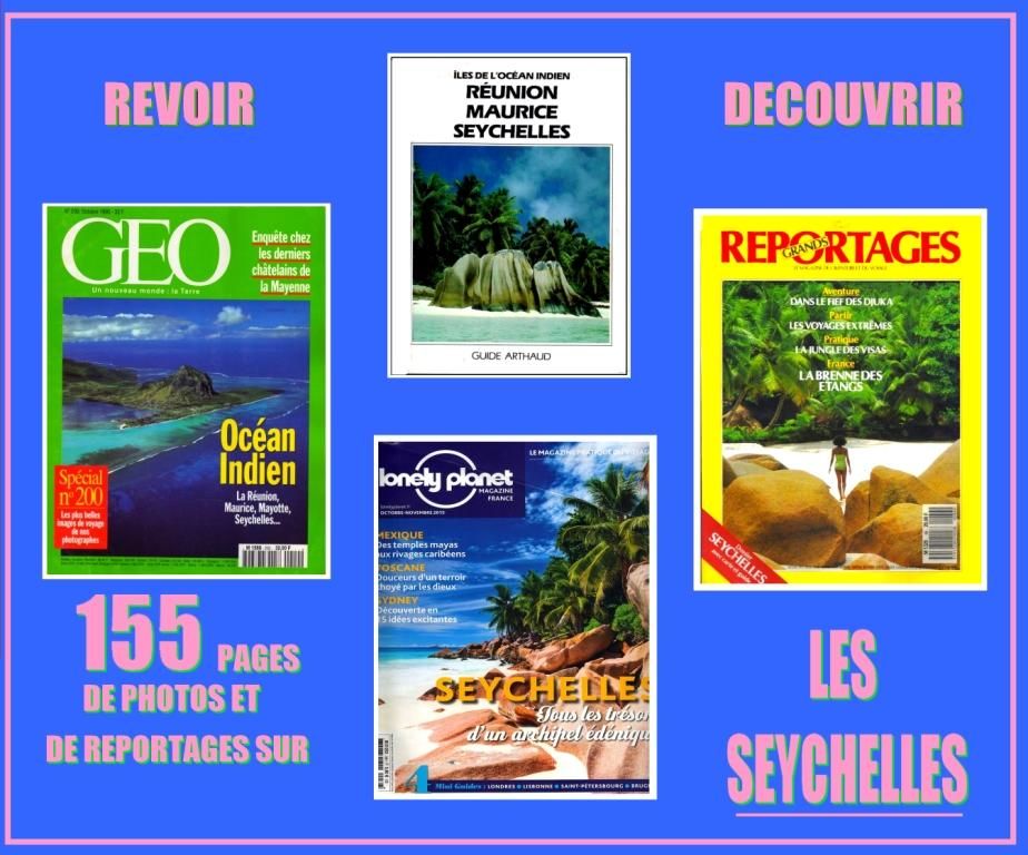 LES SEYCHELLES - revues - OC�AN INDIEN / prixportcompris 18 Nice (06)