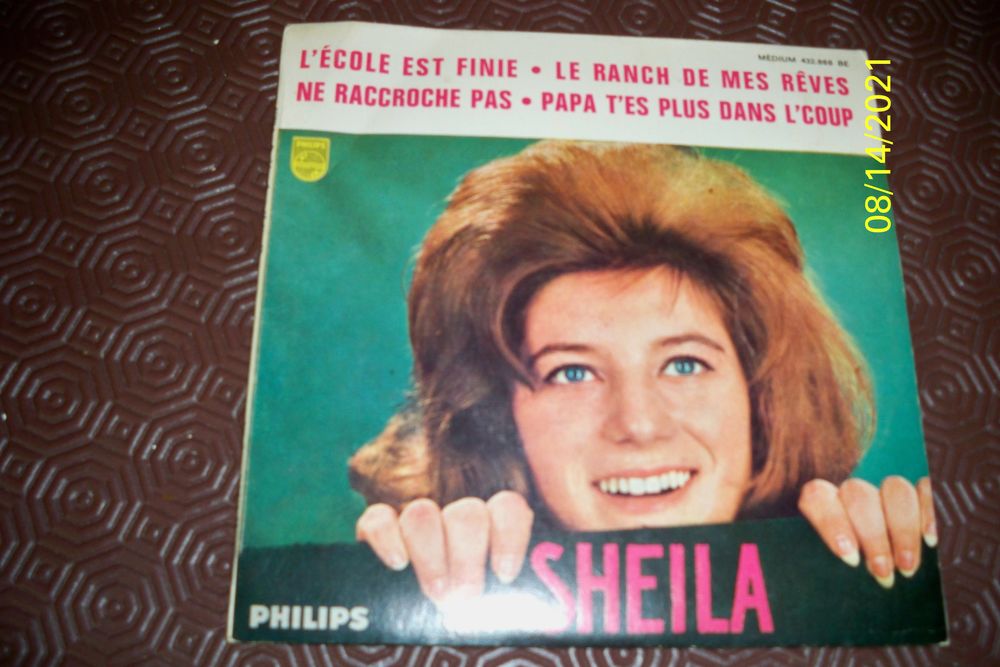 SHEILA  2�DISQUE 45 T 10 Sucy-en-Brie (94)