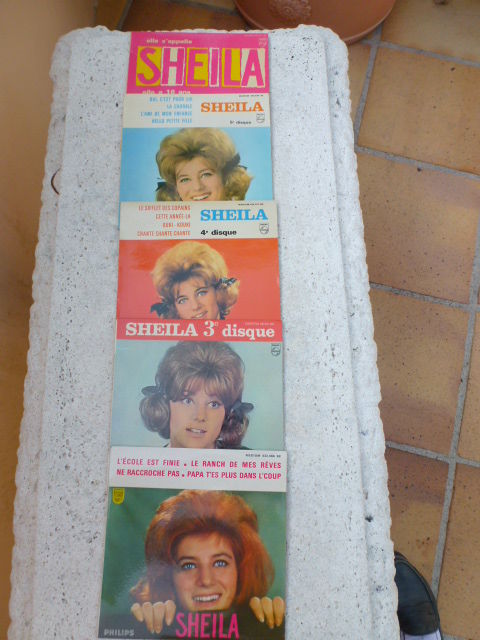 SHEILA  5 disques 30 Auribeau-sur-Siagne (06)