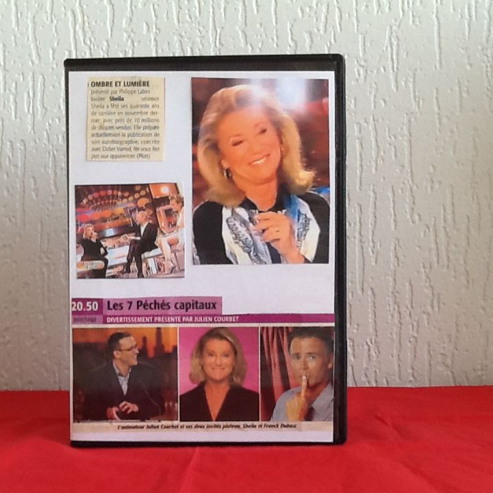 DVD SHEILA extraits d'�missions enregistr�es � la t�l� 5 Saint-Etienne (42)