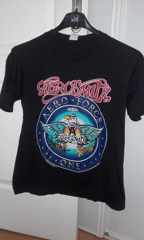 T-Shirt : Aerosmith - Aero-Force One Pump European Tour 1989 250 Angers (49)