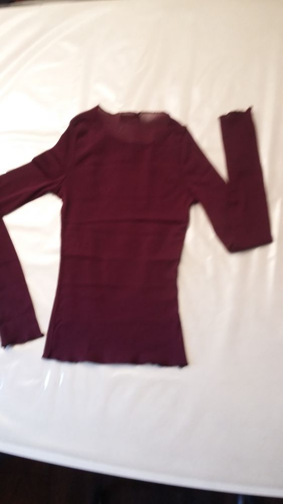 TEE SHIRT AUBERGINE/VIOLET - T34 � 36 3 Doussard (74)