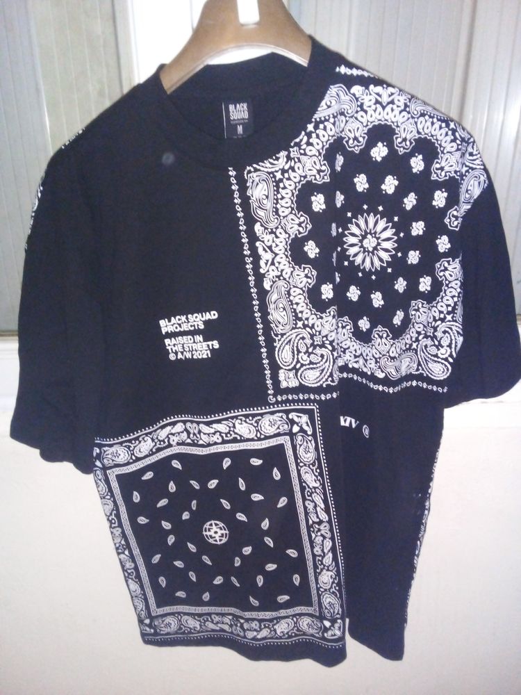 T-shirt black squad 10 Saint-Denis (93)