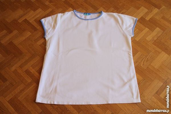 Tee-shirt blanc nid d'abeilles (V11) 3 Tours (37)