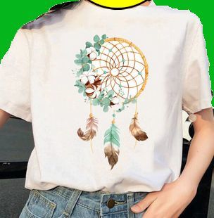 T-Shirt blanc imprim� d'un Carillon �olien (NEUF) 11 Lille (59)