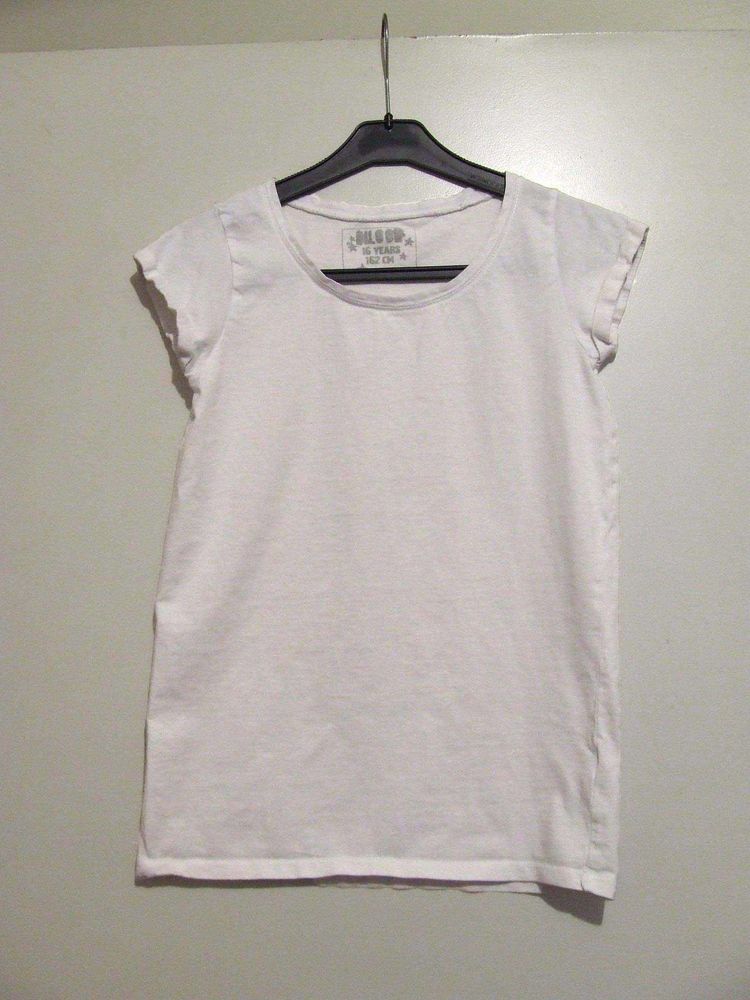 T-shirt Blanc, manche courte, Bilook de KIABI, 16�ans 1 Bagnolet (93)
