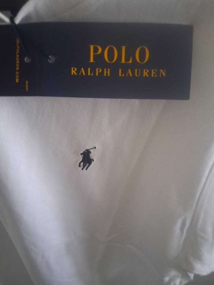 Tee-shirt blanc Ralph Lauren neuf bon �tat avec �tiquettes jamais port� 38 H�ricourt (70)