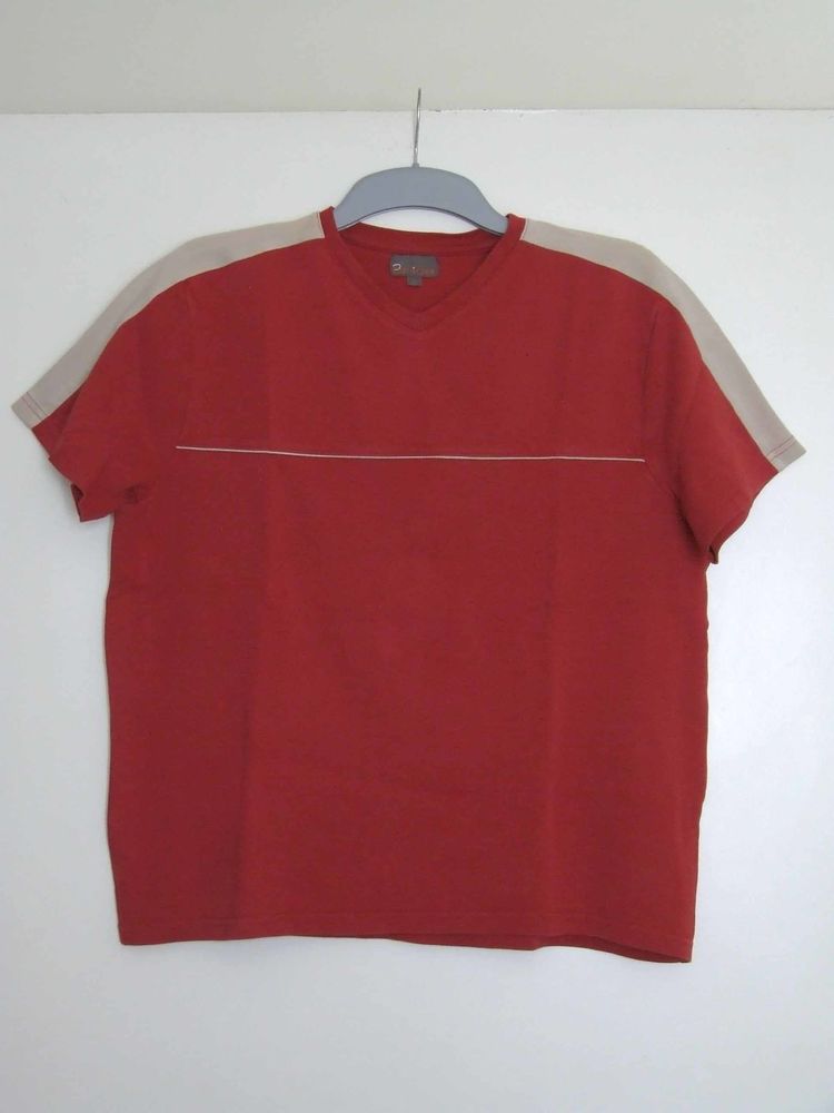 Tee-shirt, BRICE, Rouge, Taille L, TBE 5 Bagnolet (93)
