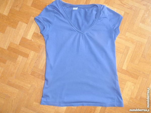 Tee-shirt Camaieu bleu (V6) 2 Tours (37)
