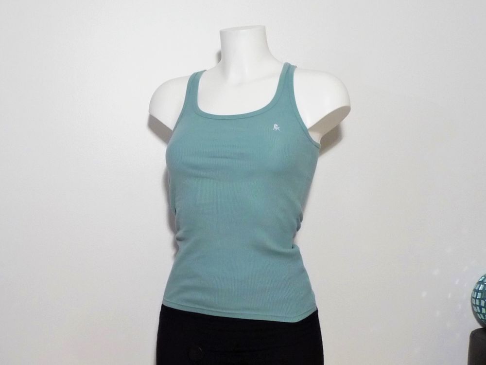 Top/ Tee Shirt 100% Coton Bleu Turquoise- Active Wear 3 Paris 15 (75)