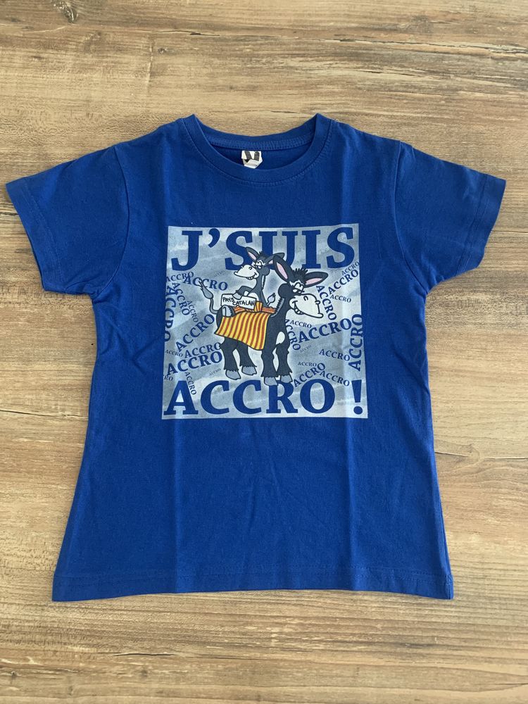 Tee shirt enfant gar�on   J' suis accro au pays ca 4 Saleilles (66)
