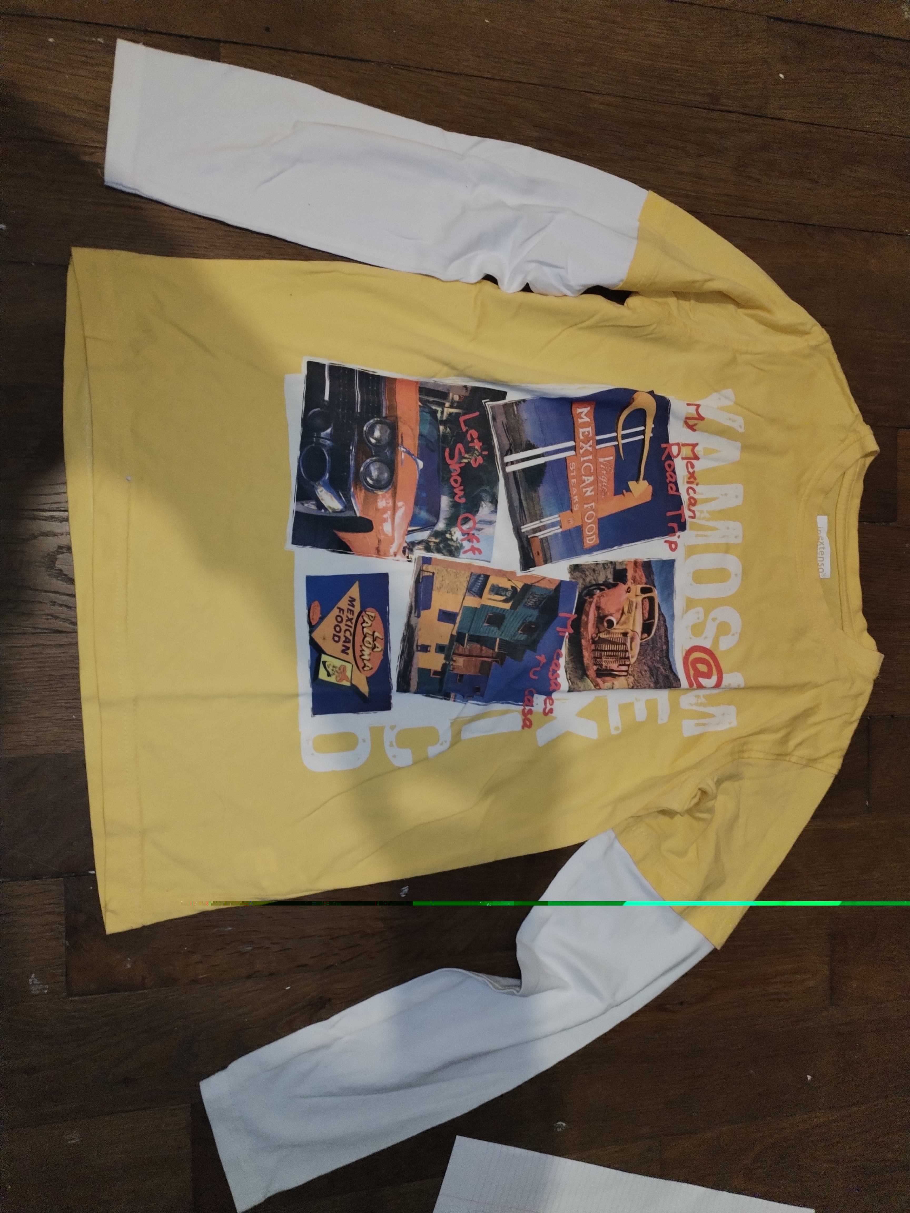 T-shirt enfant (12 ans) jaune manches longues 1 Brillon-en-Barrois (55)