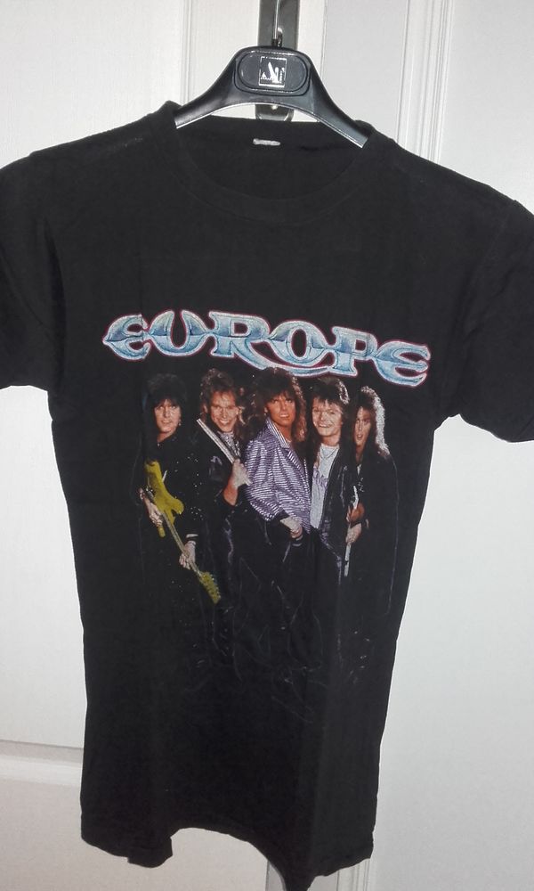 T-Shirt : Europe - The Final Countdown World Tour 1987 (Blac 250 Angers (49)