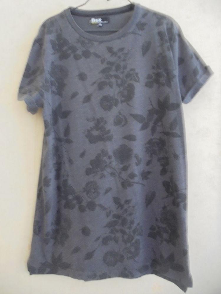 Tee-shirt feuillages gris Bizzbee (93) 2 Tours (37)