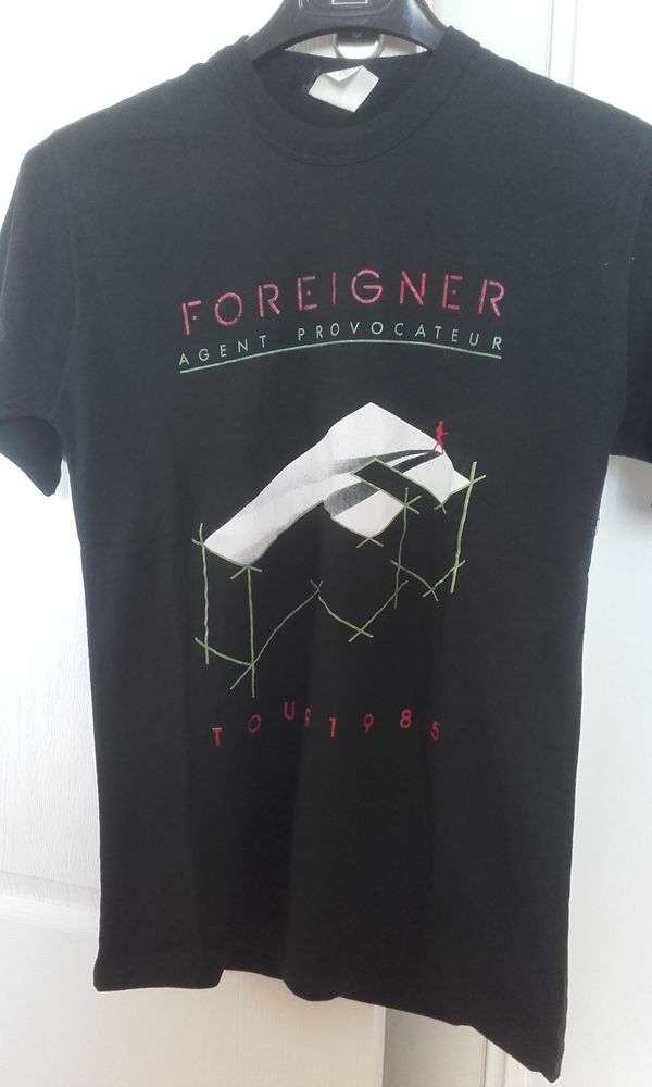 T-Shirt : Foreigner - Agent Provocateur Tour 1985 - Taille : 150 Angers (49)