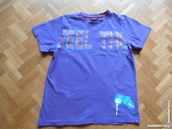 Tee-shirt gar�on violet (V4) 3 Tours (37)