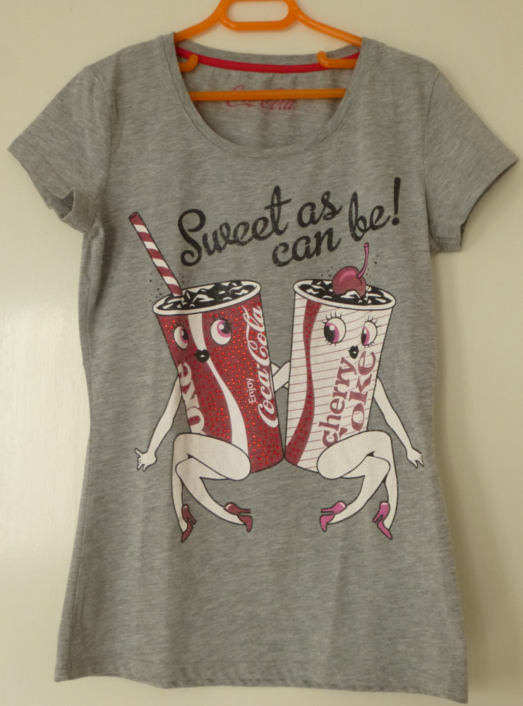 Tee shirt gris fantaisie Coca Cola 3 Bressuire (79)