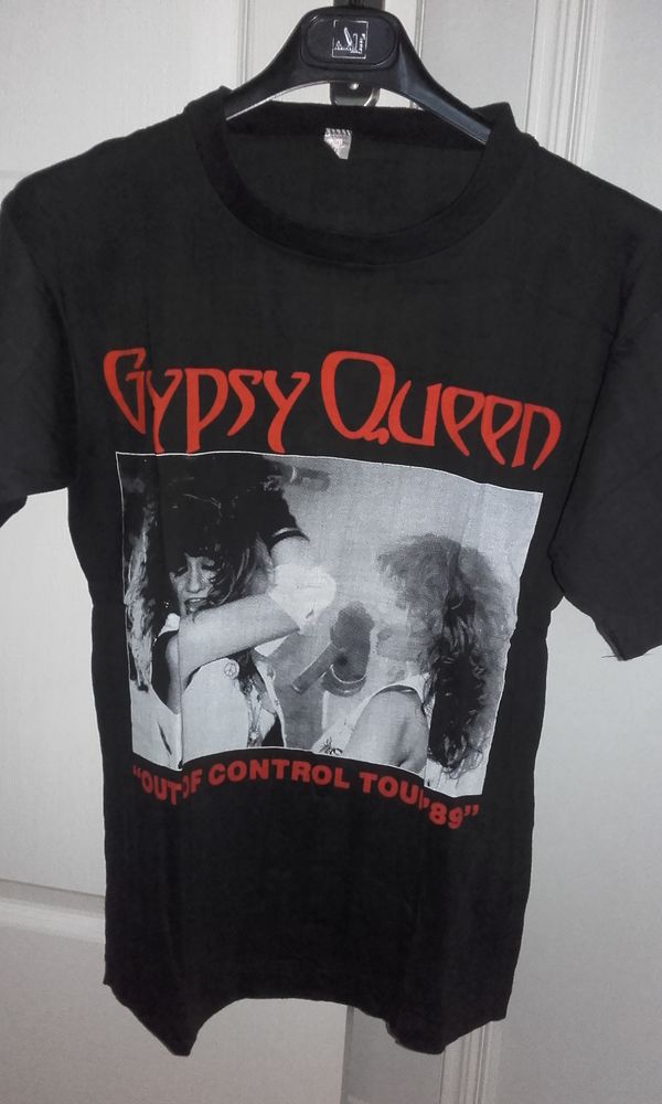 T-Shirt : Gypsy Queen - Out Of Control Tour 1989 - Taille : 150 Angers (49)