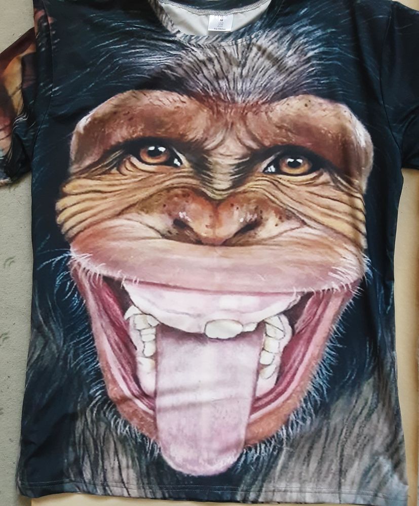 T-SHIRT humoristique T44 manches courtes    CHIMPANZ� hargne 6 Pontoise (95)