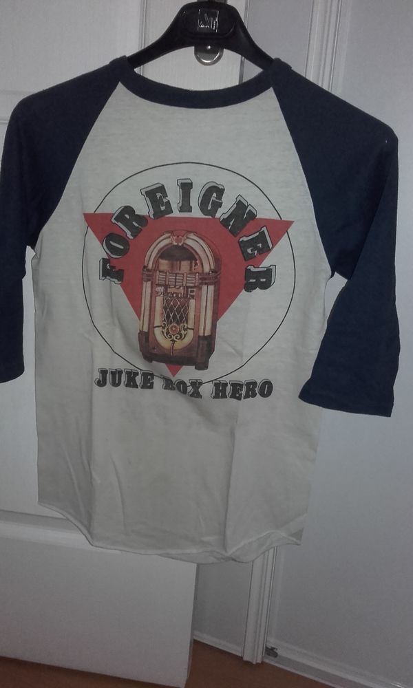 T-Shirt Jersey : Foreigner - Juke Box Hero - Foreigner Tour 220 Angers (49)