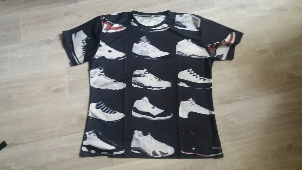 T shirt jordan BASKET snekaes motif 30 Lognes (77)