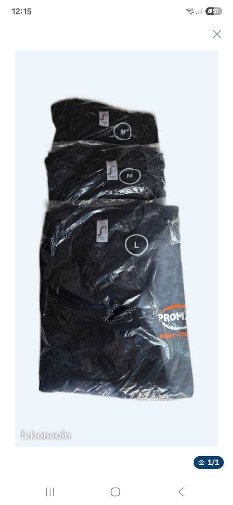 Lot de 3 t-shirt manche courte neuf 11 Marseille 1 (13)