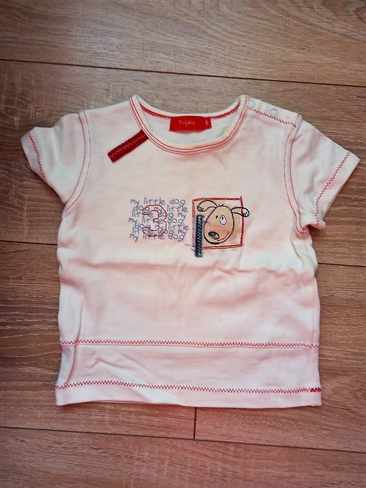 Tee-shirt manches courtes cr�me marque Tissaia 6 mois 2 Villiers (86)