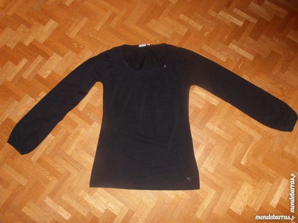Tee-shirt manches longues noir (V6) 10 Tours (37)