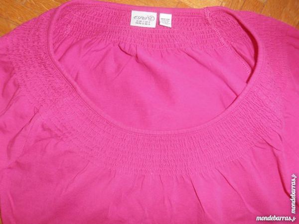 Tee-shirt manches longues fuchsia (V6) 10 Tours (37)