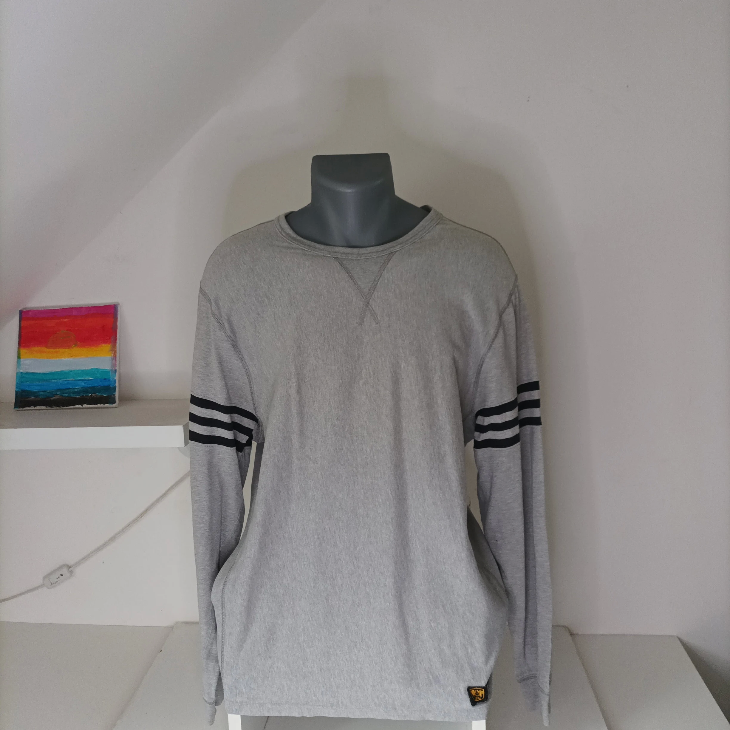 T-Shirt manches longues Ralph Lauren gris homme vintage 15 Fouesnant (29)