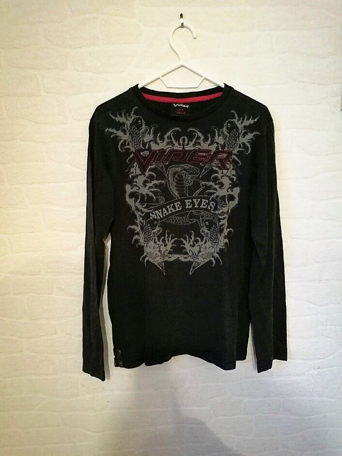 Tee-shirt manches longues noir marque Viper taille 14 ans 3.5 Villiers (86)