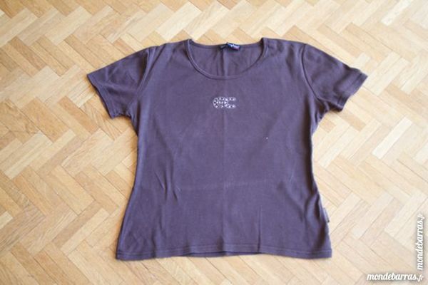 Tee-shirt marron C�te anglaise (V6) 5 Tours (37)