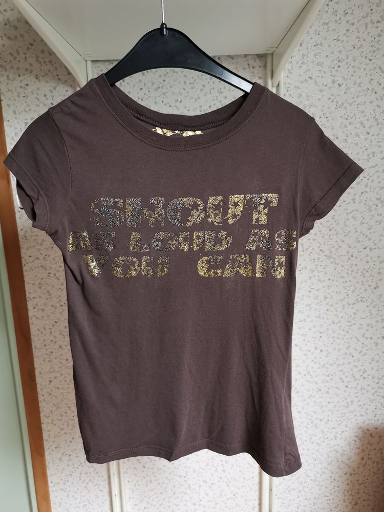Tee-shirt marron Zara, manches courtes 10 Villemomble (93)