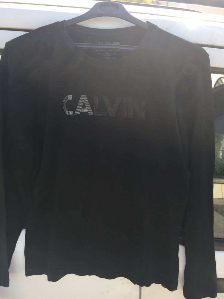 T-shirt noir Calvin Klein 12 Miramas (13)