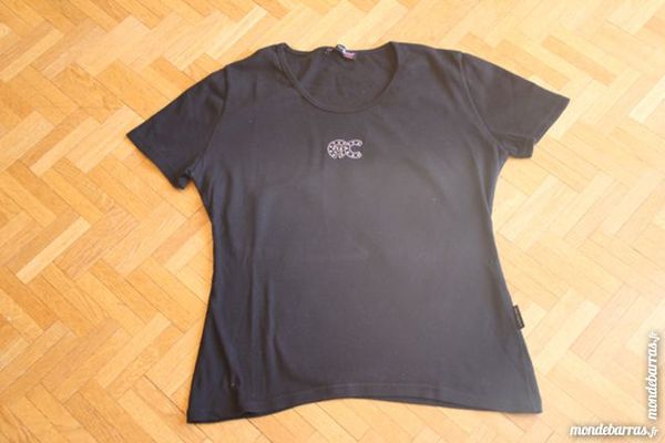 Tee-shirt noir C�te Anglaise (V6) 5 Tours (37)