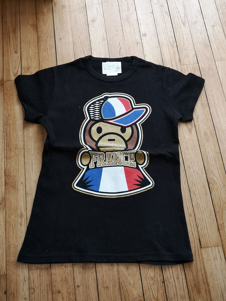 F (170) - 12 ans - Tee-shirt noir - France 2 Paris 13 (75)