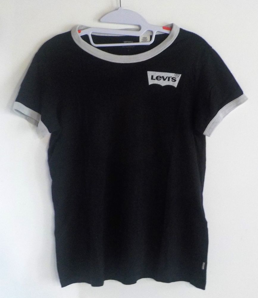 TEE-SHIRT NOIR LEVI'S TAILLE S 5 Bubry (56)