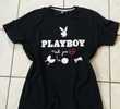 Tee shirt noir - big tee shirt Playboy Original neuf T 42